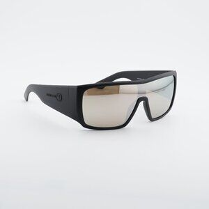 Dragon DR ROCKER LL ION 019 Sunglasses Black Shield Frame, Silver Lenses